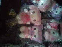 Colgante de peluche de la serie Hada de Las Flores, Kawaii juguete, pequeño Diablo, perro de grandes orejas, llavero de peluche de conejo Puding, muñeca