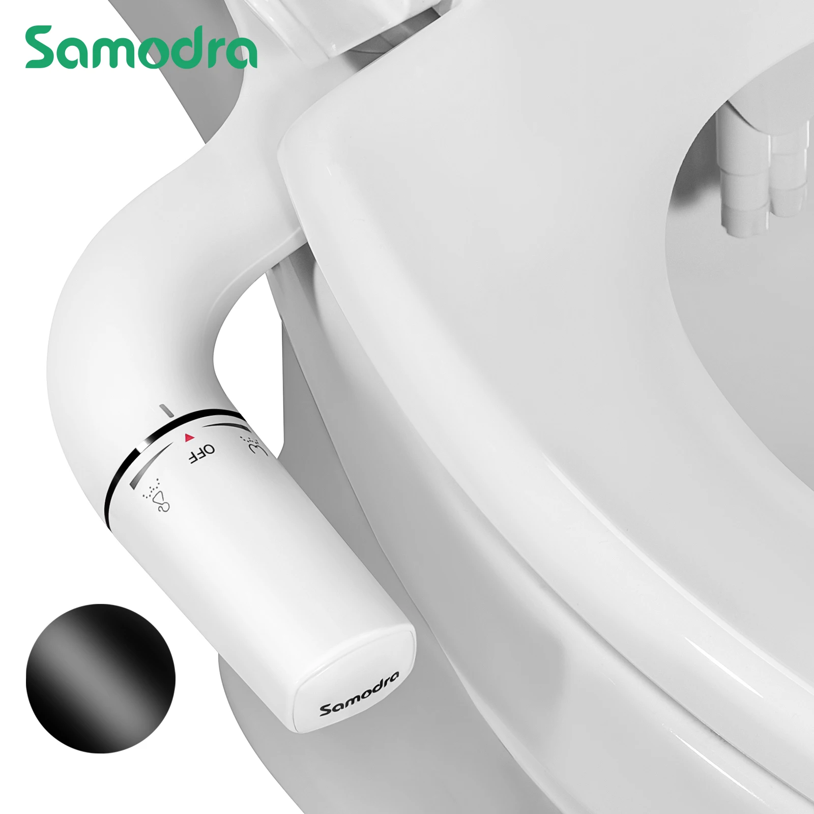 Samodra Toilet Bidet Sprayer Ultraslim Bidet Toilet Seat Hygienic