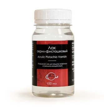 

Lacquer acrylic pistachio for covering paintings tair 120 ml