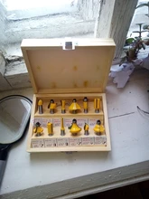 Router-Bit-Set Trimming Milling-Cutter Cutting Woodworking LAVIE Straight Tungsten Carbide