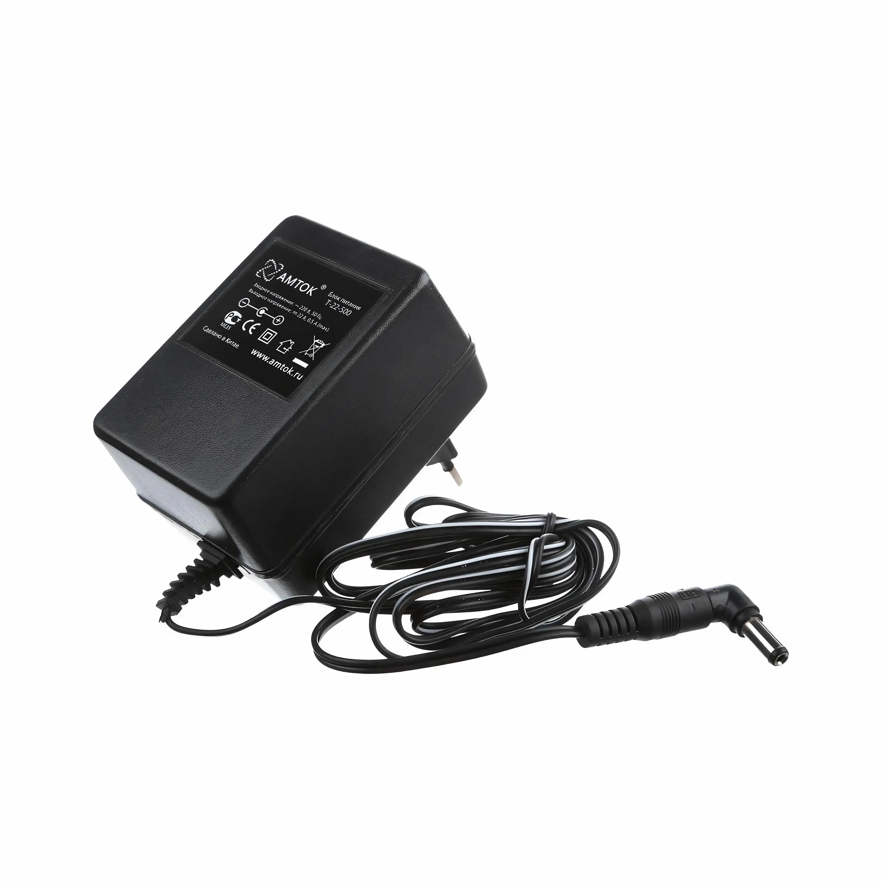 Power Supply unit block adapter AMTOK T-22-500 (22v 22 v 500 мА) fixed voltage battery charger 0.5A 0.5 A