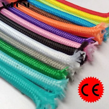 

0.75mm*2 Color DIY Electrical Wire Vintage Twisted Fabric Cable Woven Cord Pendant Lamp High Qualily Retro Cord Lighting Wire