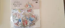 Pegatinas kawaii de papelería, planificador diario de conejo, diario de basura, pegatinas artesanales decorativas para álbum de recortes, bricolaje, 40 Uds./1 lote