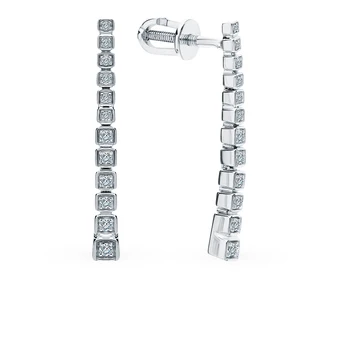 

Gold earrings with sapphires and diamonds sunlight sample 585