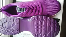 Zapatillas de deporte con cojín de aire para mujer, zapatos transpirables para correr, deportivas para exteriores, informales con cordones