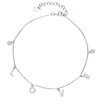 

Silver Bracelet with cubic zirconia sunlight sample 925