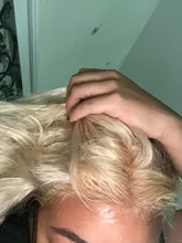 Remy-Peluca de cabello humano liso para mujer