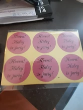 Pegatinas personalizadas/pegatinas de boda, logotipo impreso, etiqueta adhesiva transparente, diseña tus propias pegatinas/pegatinas personalizadas, 100 Uds.