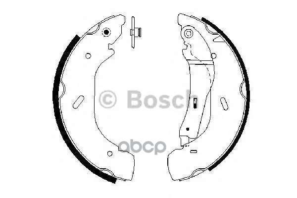 Колодки Тормозные Барабанные Bosch арт. 0986487612