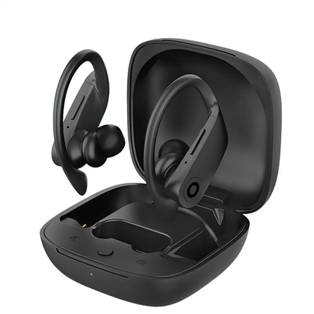 B10 TWS Bluetooth 5 0 Earphone Ear Hook Sport Wireless Headset With Mic Waterproof Noise Cancelling Headphone