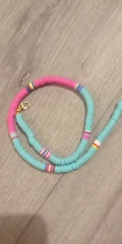 Collar de cuentas coloridas para mujer, gargantilla de moda para chica, joyería de Surf para playa de verano