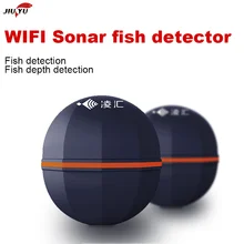 Ling Hui Fish Finder Portable Wireless Sonar 50M/164ft Depth Lake Fish Detect Professional Fish Finder With Attracting Fish lamp
