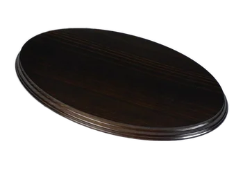

Bases Oval barnizadas. In solid pine, Varnish hickory tree (different sizes).