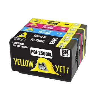 

4pcs Compatible ink cartridge For Canon PGI-2500 PGI 2500 PGI2500 for Canon MAXIFY iB4050 iB4150 iB4155 MB5050 MB5150 MB5155