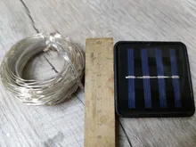 String-Lights Garland Solar-Lamp Fairy LED 20m-Decor Holiday Christmas-Party Garden Outdoor