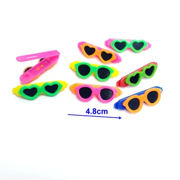 

100 sunglasses Girl Kid Hair Clips vending Cake Decoration Bag Pinata Filler Supply Novelty Birthday Party Favors Gift Toy Prize