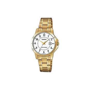 

Lady watch Golden Casio with numbers LTP-V004G-7B