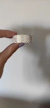 Cinta Washi decorativa de papel de aluminio dorado de 10M, caramelo artesanal para puntos de etiqueta adhesiva de álbum de recortes, cinta adhesiva japonesa para la escuela y la Oficina