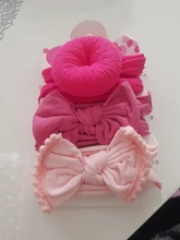 3 unids/set Color sólido nailon suave cinta elástica para la cabeza del bebé arcos anudada recién nacido bebé niña diademas para el cabello accesorios niñas Haarband