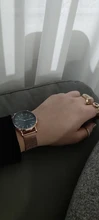Japón Movimiento de Cuarzo de Alta Calidad 36mm hannah Martin Mujeres de Malla de Acero Inoxidable de Oro Rosa Damas Impermeable Reloj Dropshipping