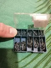 Fishing-Hooks-Set Sea-Tackle Pet-Accessories Carbon-Steel 100pcs/Box Barbed-Carp 10-Sizes