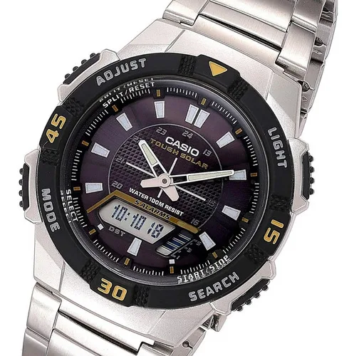 Casio Solar Men's watch AQ S800WD 1E Tough Solar Water Resist Casio sport watch solar powered steel|Quartz Watches| - AliExpress