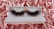 BossGirl-pestañas de visón esponjoso, 25mm, pestañas tupidas de visón, pestañas a granel, visón superancho, reutilizable, hermoso maquillaje