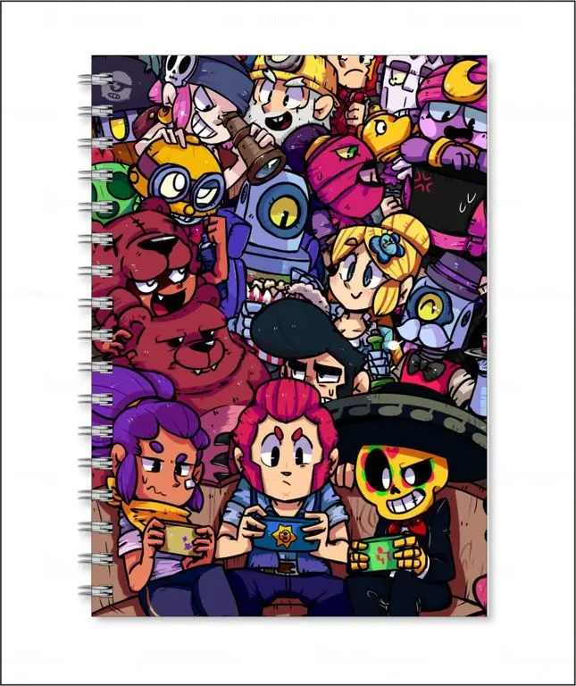 Notebook Bravo stars Brawl Stars №10 A6 | Канцтовары для офиса и дома