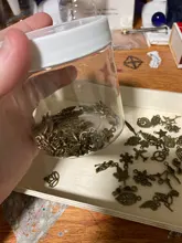 YuenZ 100 Uds Estilos mixtos animal de corazón clave corona encantos colgantes de la joyería de DIY para fabricación de collares y pulseras accesorios U050