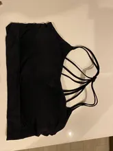 Sujetador deportivo de realce para mujer, ropa interior para Yoga, Fitness, gimnasio, correr, Top de tirantes a prueba de golpes, acolchado