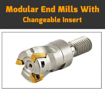 

MT90 R390.11 D20 M10 L30 Z03 H-WITH COOLANT HOLE Modular End Mills With Changeable Insert