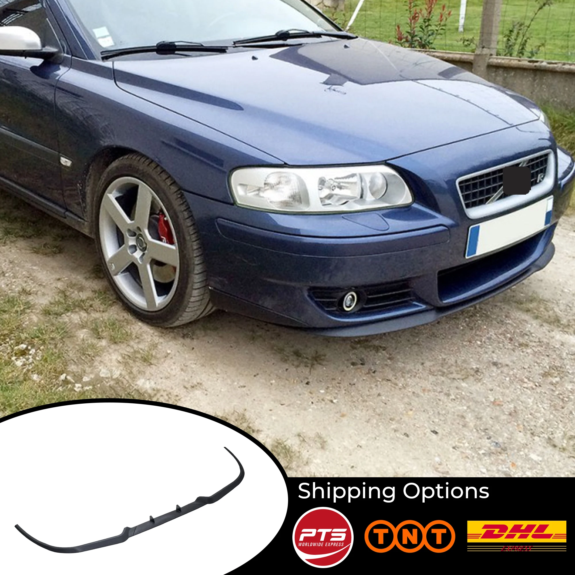 Для VOLVO S60R / V70R CUPRA R передний спойлер бампер для губ евро Универсальный 3 шт. обвес |