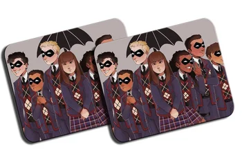 

PACK 2 MEDIUM SERIALS UMBRELLA SUPERHEROES mousepad raton