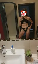 Thong Bikini Bathing-Suit Swimwear Women Push-Up In-X High-Cut White Hollow-Out One-Shoulder