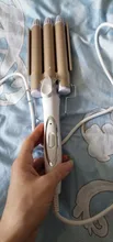 Utensilios de peluquería profesional, rizador de cerámica de triple barril de pelo eléctrico, ondulador de pelo, herramientas de estilismo
