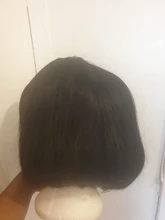 Peluca brasileña recta Bob corto pelucas delanteras de encaje 13x4 frente de encaje pelucas de cabello humano Pre-arrancado con el pelo del bebé estrella del Jazz no Remy