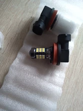 Bombillas LED antiniebla para conducción de coche, luz delantera antiniebla DE 9006 K, H8, H11, HB4, 6000, P13W, PSX24W, 2 uds.