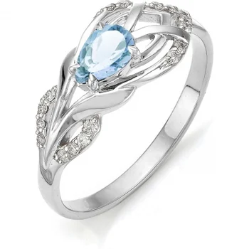 

Alcor ring with Topaz and cubic zirconia