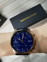 Binbond reloj de pulsera moda Ultra-delgada de los hombres de negocios relojes superior de la marca de lujo de 30M impermeable de los hombres cuarzo Simple reloj