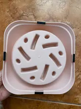 Triangle Dog Slow Eating Training Bowl for Puppy Kitten Plastic Food Feeding Bowl Pet