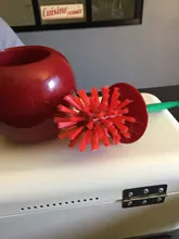 Cepillo de baño nueva hermosa cereza forma Cepillo para inodoro Cepillo de inodoro y titular Set de inodoro Cepillo de Borstel Wc Cepillo Wc trump enikemathemick ④ decoración de hogar