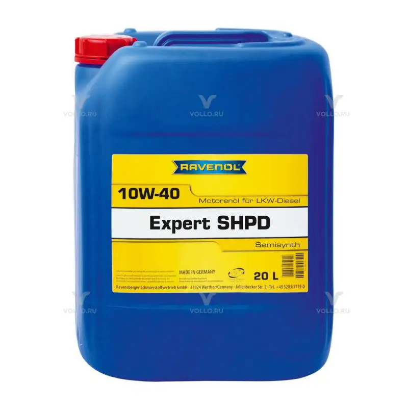 Моторное масло RAVENOL Expert SHPD SAE10W-40 20 л. | Автомобили и мотоциклы