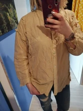 Shirt Blouse Embroidery Beige Collar Ruffles Japanese-Style Boutique Hollow-Out Cotton