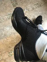 Oyeelin-Zapatillas deportivas para mujer, zapatos de malla transpirables con cordones, para baile, con amortiguación, para Fitness