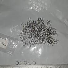 200 unids/lote 4 5 6 7 8 9 10mm saltar anillos conectores de anillos partidos para Diy joyería encontrar haciendo accesorios suministros al por mayor