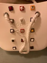 Bolso de mano de cuerda de cáñamo corto y blanco suave para mujer, bolsa de mano femenina, estilo clásico, urbano, elegante, EVA, 1 par