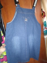 Strap Skirt Overalls Jeans Plus-Size Cotton Denim Summer Young-Girl's Female M-3XL Camisole