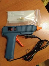 Pistola de pegamento de fusión en caliente de 150W, con Control de temperatura para el hogar, manualidades, fabricación Industrial, uso de barras de pegamento de 11mm, boquilla de cobre puro