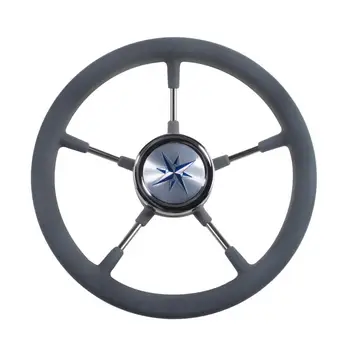 

Steering wheel Riva RSL 320mm rim gray spokes silver vn732022-03