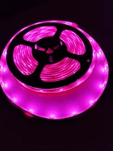 luces led,RGB 5050/SMD2835 cinta Flexible DIY tira de luz Led RGB cinta de diodo DC 12V app bluetooth